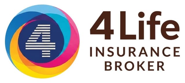 4 Life INSURANCE BROKER Logo